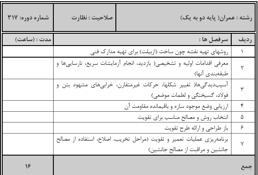 روشهاي تعمير، مرمت و تقويت سازه‌ها